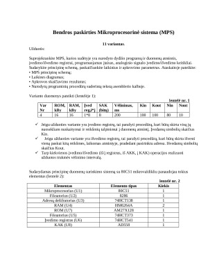 Bendros paskirties mikroprocesorinė sistema (MPS). Paveikslėlis 2