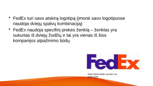 “Fedex” vadybinės veiklos analizė. Paveikslėlis 6