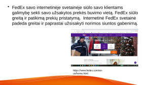 “Fedex” vadybinės veiklos analizė. Paveikslėlis 7