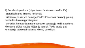 “Fedex” vadybinės veiklos analizė. Paveikslėlis 9