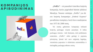 „FEDEX“ tarptautinės kompanijos strategijos analizė ir rizikų palyginimas. Paveikslėlis 3