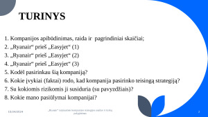 „Ryanair“ tarptautinės kompanijos strategijos analizė ir rizikų palyginimas. Paveikslėlis 2