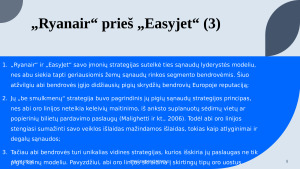 „Ryanair“ tarptautinės kompanijos strategijos analizė ir rizikų palyginimas. Paveikslėlis 8