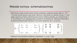 Analitinio hierarchinio proceso (AHP) vertinimo metodas. Paveikslėlis 7