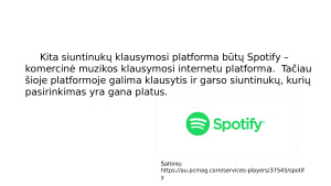 Garso ir vaizdo siuntinukų sklaida internete. Paveikslėlis 10