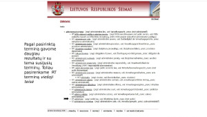 Informacijos paieška Tezaure. Paveikslėlis 4