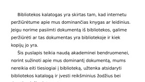 Informacijos paieškos algoritmo sudarymas. Paveikslėlis 6