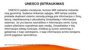 Informacinio ir medijų raštingumo koncepcija. Paveikslėlis 8