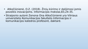 Mokslinių straipsnių tezių pristatymas. Paveikslėlis 5