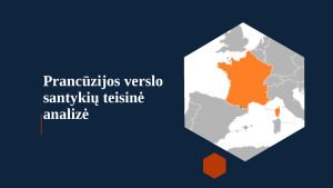 Prancūzijos verslo santykių teisinė analizė. Paveikslėlis 8