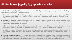 Sergamumas širdies kraujagyslių ligomis Lietuvoje ir pasaulyje. Paveikslėlis 5