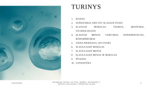 Slaugytojo menas - tai žinių, įgūdžių, asmenybės ir pažiūrų susiliejimas į nedalomą visumą. Paveikslėlis 2