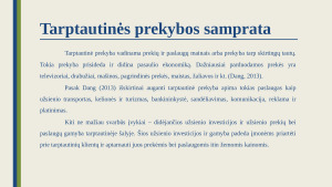 Tarptautinę prekybą kuruojančios tarptautinės organizacijos - Pasaulio prekybos organizacijos atvejis. Paveikslėlis 4