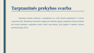 Tarptautinę prekybą kuruojančios tarptautinės organizacijos - Pasaulio prekybos organizacijos atvejis. Paveikslėlis 7