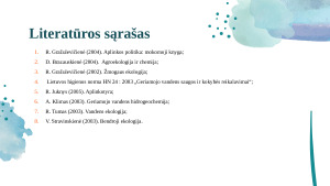 Vandens tarša nitratais. Paveikslėlis 10