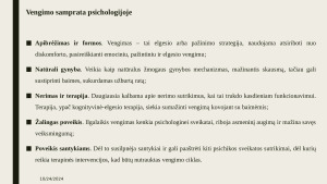 Vengimas: esminiai aspektai psichologijoje, santykiuose ir mokykloje. Paveikslėlis 4