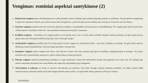 Vengimas: esminiai aspektai psichologijoje, santykiuose ir mokykloje. Paveikslėlis 7