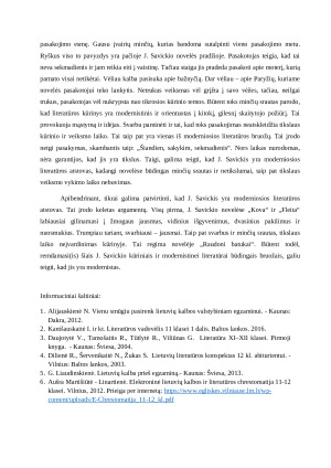 J. Savickis - moderniosios literatūros atstovas. Paveikslėlis 3