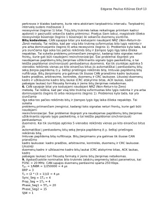 CAN sąsajos tyrimas. Paveikslėlis 4