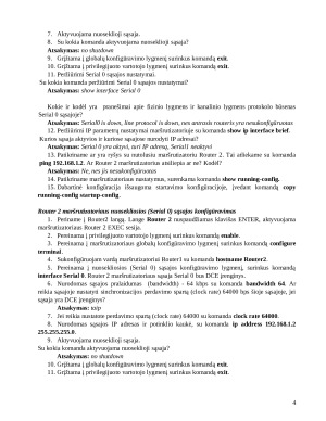 Cisco maršrutizatoriaus konfigūravimas (2). Paveikslėlis 4