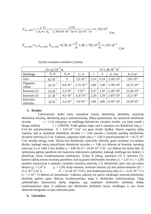 Dielektrikų elektrinių savybių tyrimas (2). Paveikslėlis 4