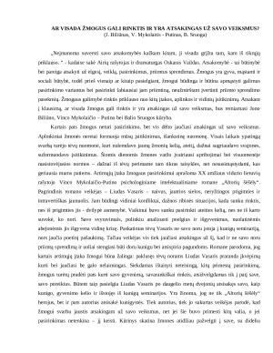 Ar visada žmogus gali rinktis ir yra atsakingas už savo veiksmus? (J. Biliūnas, V. Mykolaitis - Putinas, B. Sruoga)