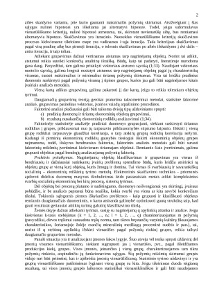 Ekonominių objektų klasifikavimas. Paveikslėlis 2