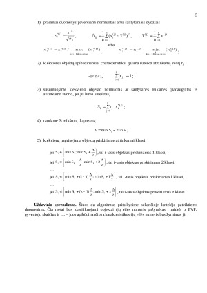 Ekonominių objektų klasifikavimas. Paveikslėlis 5