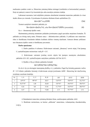 Elektrinių dydžių matavimas ir matavimų paklaidos (3). Paveikslėlis 2