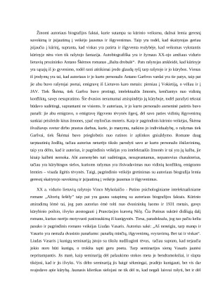 Autobiografiškumas lietuvių literatūroje (B. Sruoga, A. Škėma, V. M. Putinas). Paveikslėlis 2