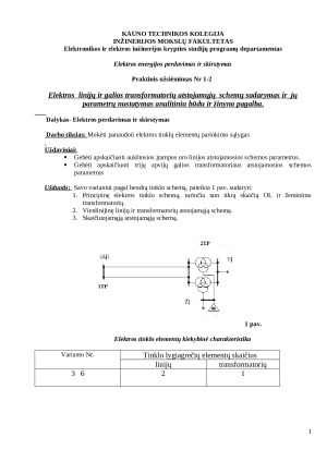 Elektros energijos perdavimas ir skirstymas. Paveikslėlis 2