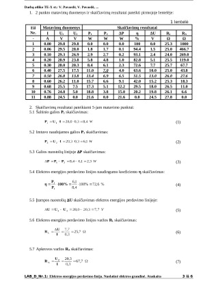 Elektros energijos perdavimo linija. Paveikslėlis 3