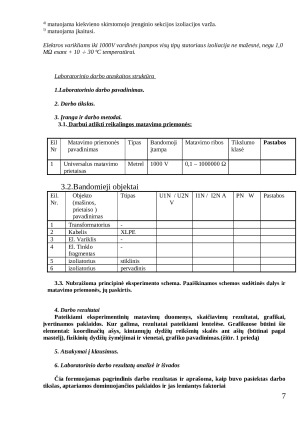 Elektros įrenginių pirminė kontrolė. Paveikslėlis 7