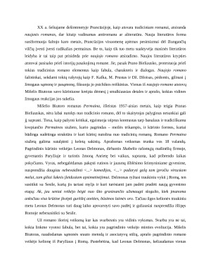 Mišelio Biutoro romano „Permaina“ interpretacija „Naujojo romano“ estetikos kontekste. Paveikslėlis 2