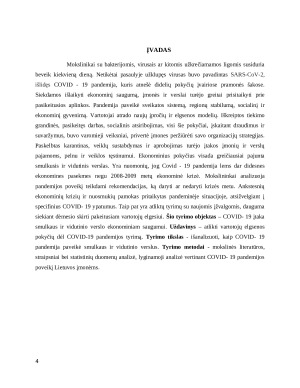 Smulkaus ir vidutinio verslo veiklos analizė COVID – 19 pandemijos sąlygomis. Paveikslėlis 4