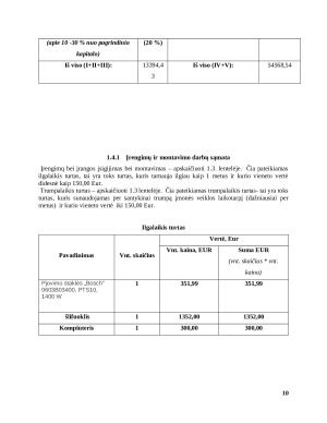 Grindų betonavimas. Verslo planas. Paveikslėlis 10