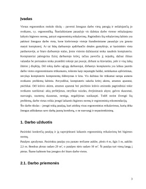 Ergonomikos mamų darbas. Paveikslėlis 3
