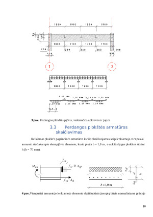 Gelžbetoninės konstrukcijos. Kompleksinis projektas. Paveikslėlis 10