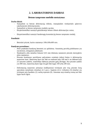 Gelžbetoninės konstrukcijos. Laboratorinių darbų ataskaitos. Paveikslėlis 9