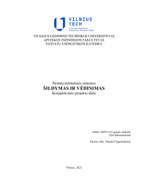 Šildymas ir vėdinimas. Kompleksinis darbas