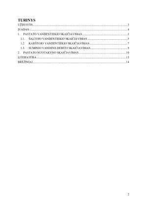 Vandentvarka. Kompleksinis projektas. Paveikslėlis 2