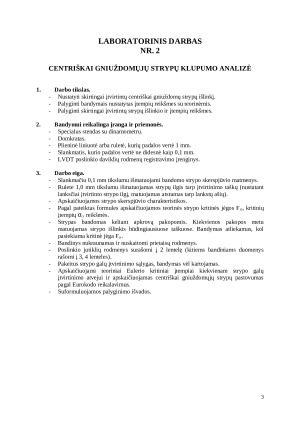 Centriškai gniuždomų strypų klupumo analizė. Paveikslėlis 3