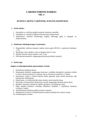 Plieno lakštų varžtinių jungčių bandymas. Paveikslėlis 2