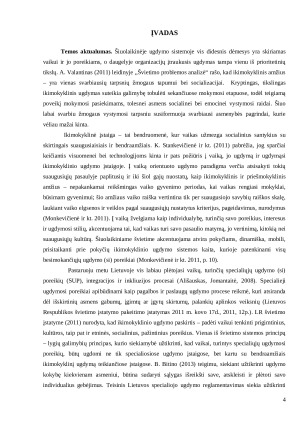 Ikimokyklinių įstaigų vadovų veiklos tobulinimas įgyvendinant įtraukųjį ugdymą. Paveikslėlis 4