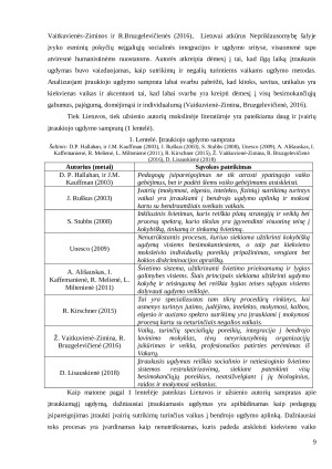 Ikimokyklinių įstaigų vadovų veiklos tobulinimas įgyvendinant įtraukųjį ugdymą. Paveikslėlis 9