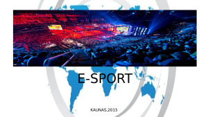 E-SPORT. Paveikslėlis 10