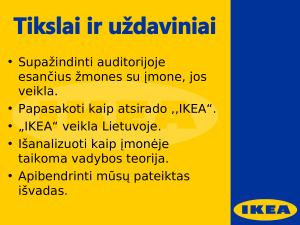 IKEA pristatymas / skaidrės. Paveikslėlis 2