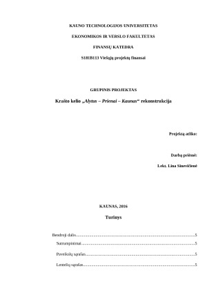 Krašto kelio „Alytus – Prienai – Kaunas“ rekonstrukcija. Paveikslėlis 1
