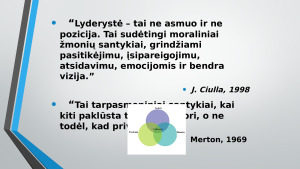 Lyderystė ir lyderis. Paveikslėlis 5