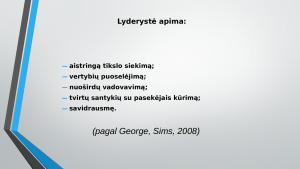Lyderystė ir lyderis. Paveikslėlis 6